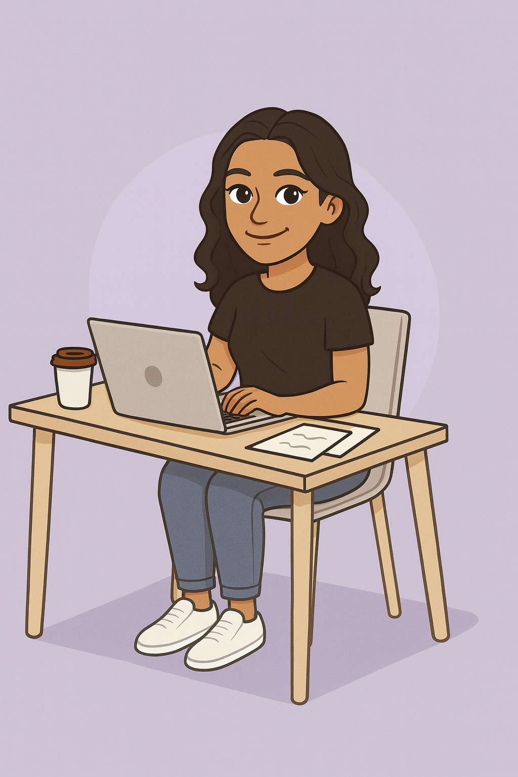 Illustration of study and work